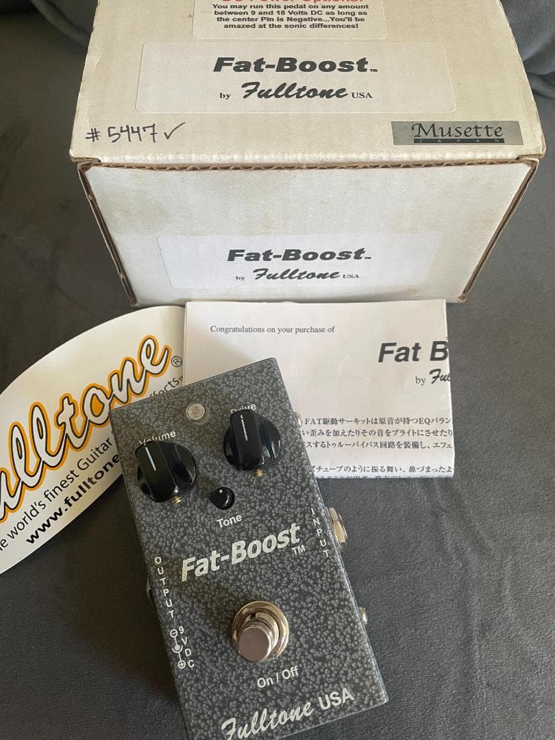 Fulltone / Fat - Boost / 初期 箱付き 美品