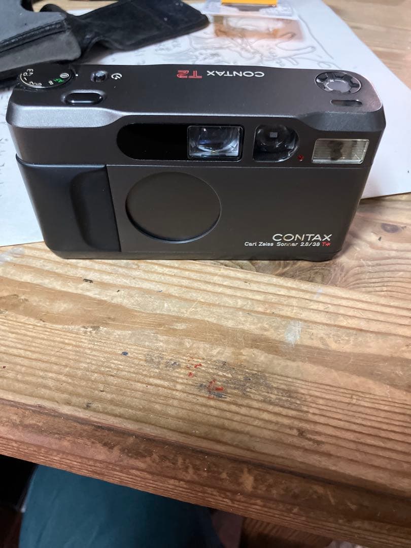 ジャンク CONTAX T2 コンパクトカメラ Titan Silver - メルカリ