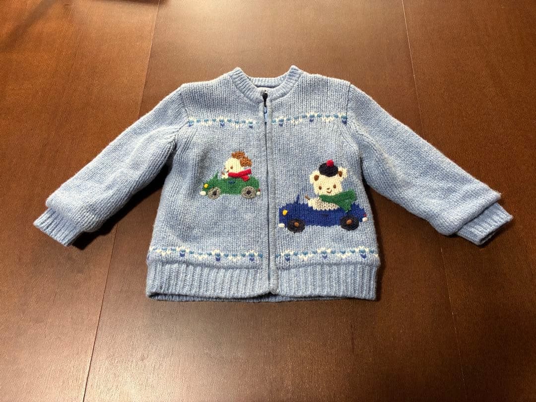 ❗️お値下げ❗️familiar ニットジャケット　90cm セーター | ファミリア公式サイト