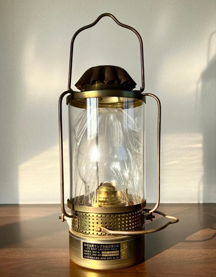未使用】日本船燈 救命艇用ランプ 日船式＜N71L000＞ニッセンマリン