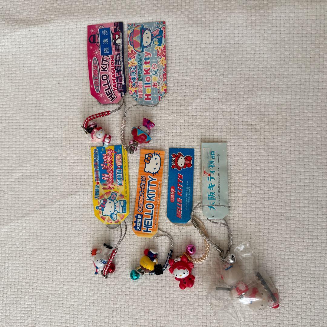 ハローキティ　ご当地キティ　ストラップ　598個おまとめ セット売り　根付け