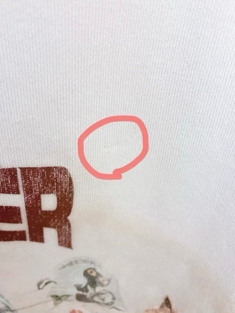 ずとまよ ジンジャーストリングスヴィンテージトレーナー クリーム L