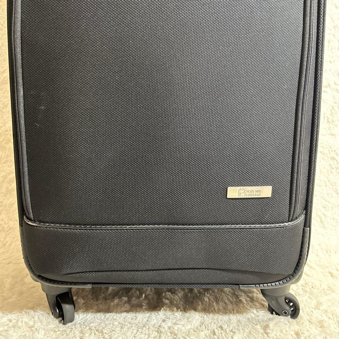 美品】PLUS ONE LUGGAGE 縦型ソフトキャリー 60L