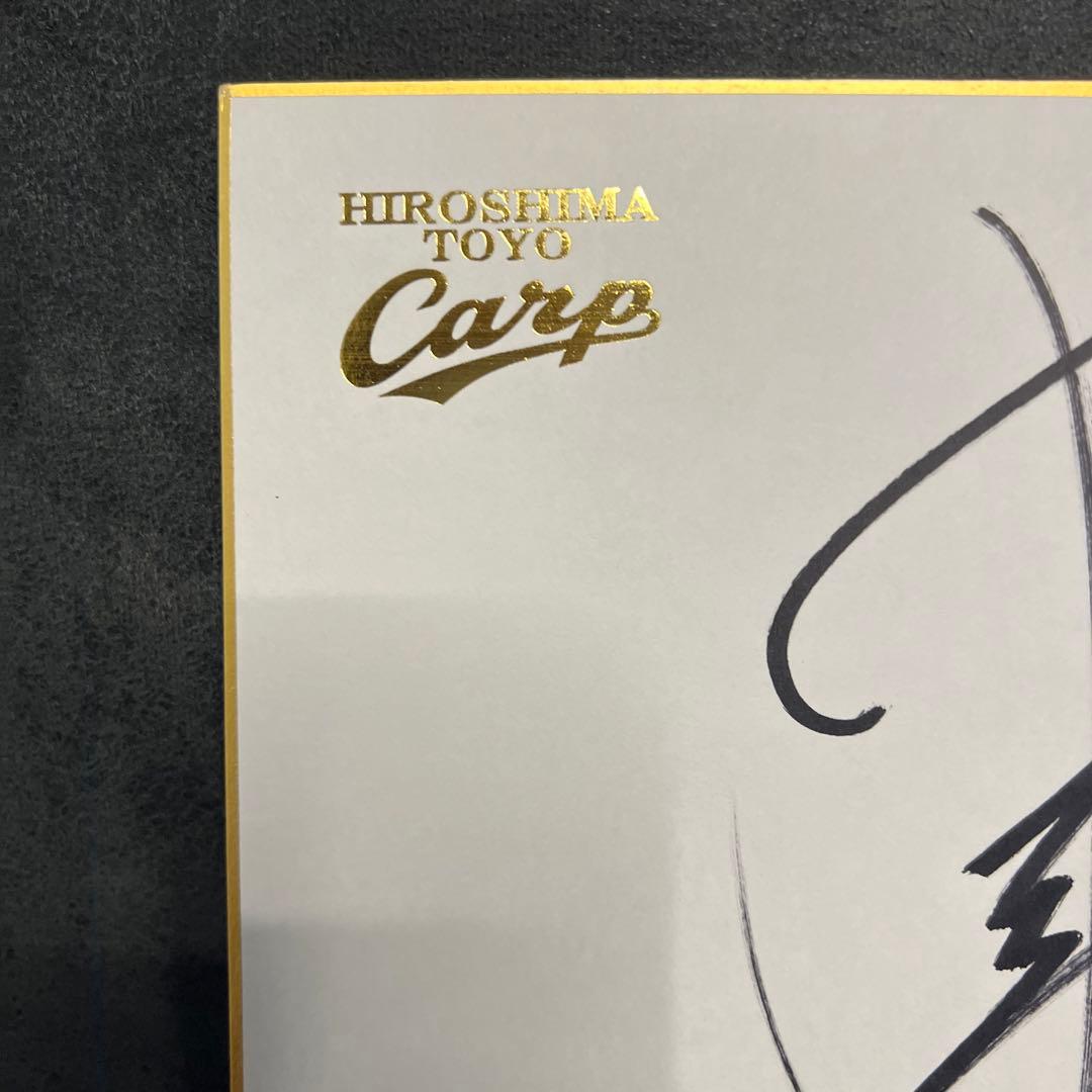 広島東洋カープ】塹江敦哉選手 直筆サイン色紙 - メルカリ