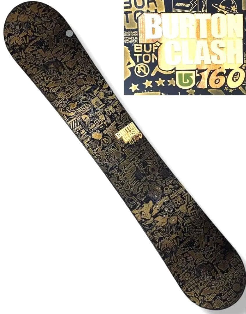 希少 Burton CLASH スノーボード 160cm バートン クラッシュ - メルカリ