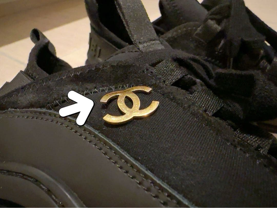 CHANEL シャネル　ココマーク スニーカー　23.5cm