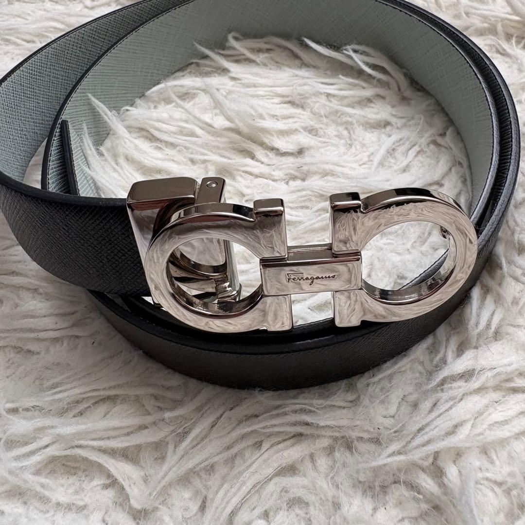 極美品　Ferragamo　ダブルガンチーニ　リバーシブルベルト　レディース 楽天市場】フェラガモ ベルト（リバーシブル） ダブルガンチーニの通販