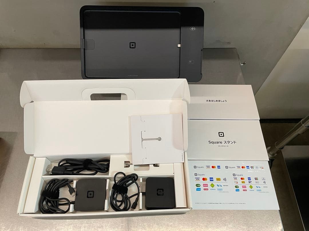 【美品】Square スタンド レジ 第2世代 iPad Lightning Square スタンド(iPad USB-C対応モデル) A-SKU-0842 1台 - アスクル