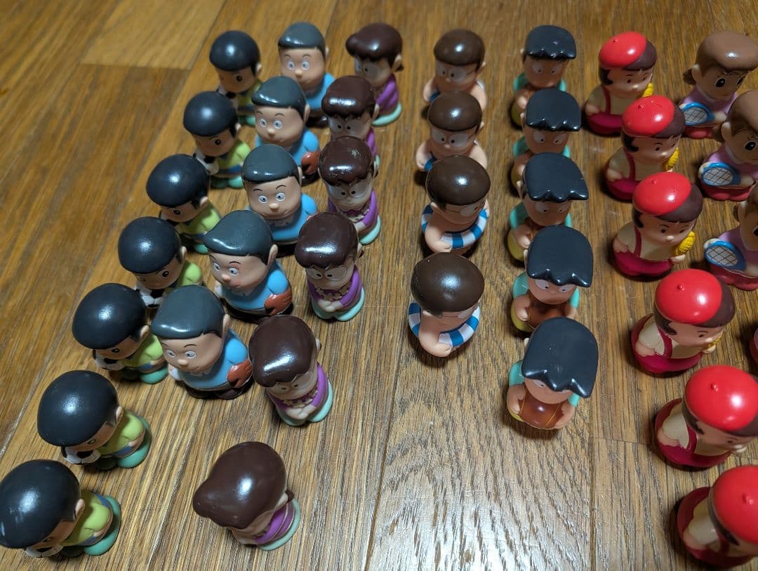 61個セット サントリー ドラえもん 非売品 指人形 まとめ売り 当時物