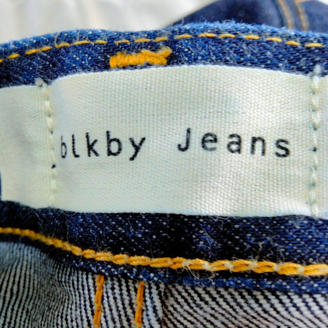 超美品 BLACK BYMOUSSY PUNA ブルー バレルレッグ 24 - メルカリ