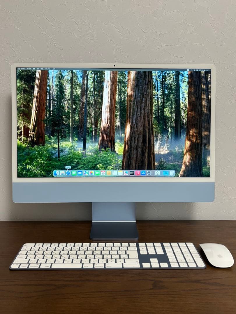 最終値下げApple iMac M1 8GB512GB ブルー 値下げ‼️】美品iMac 24インチ M1 2021 ブルー 8GB 【公式通販】