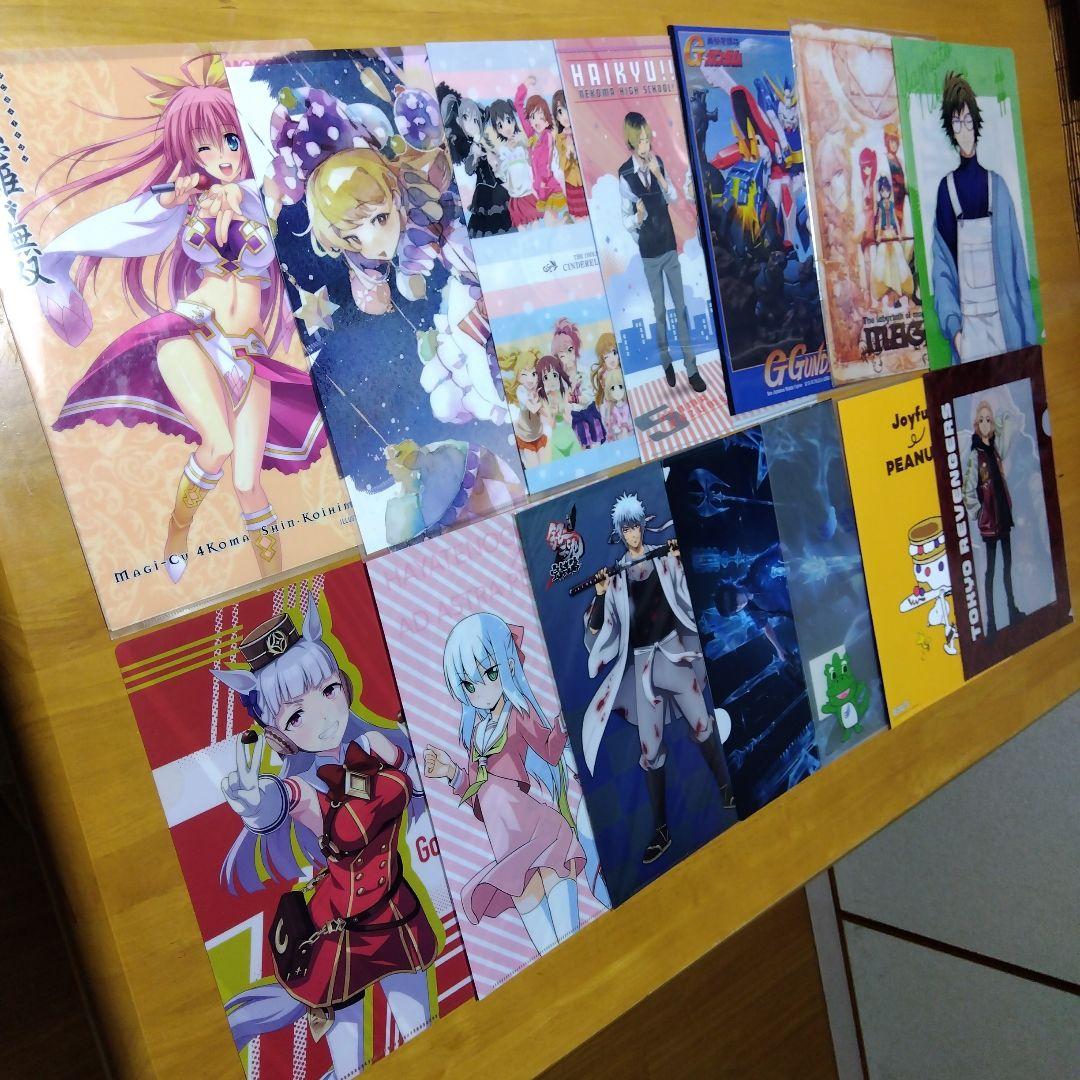 アニメ ノンジャンル美少女系など　Ａ−４クリアファイル まとめ売り大量２５０枚