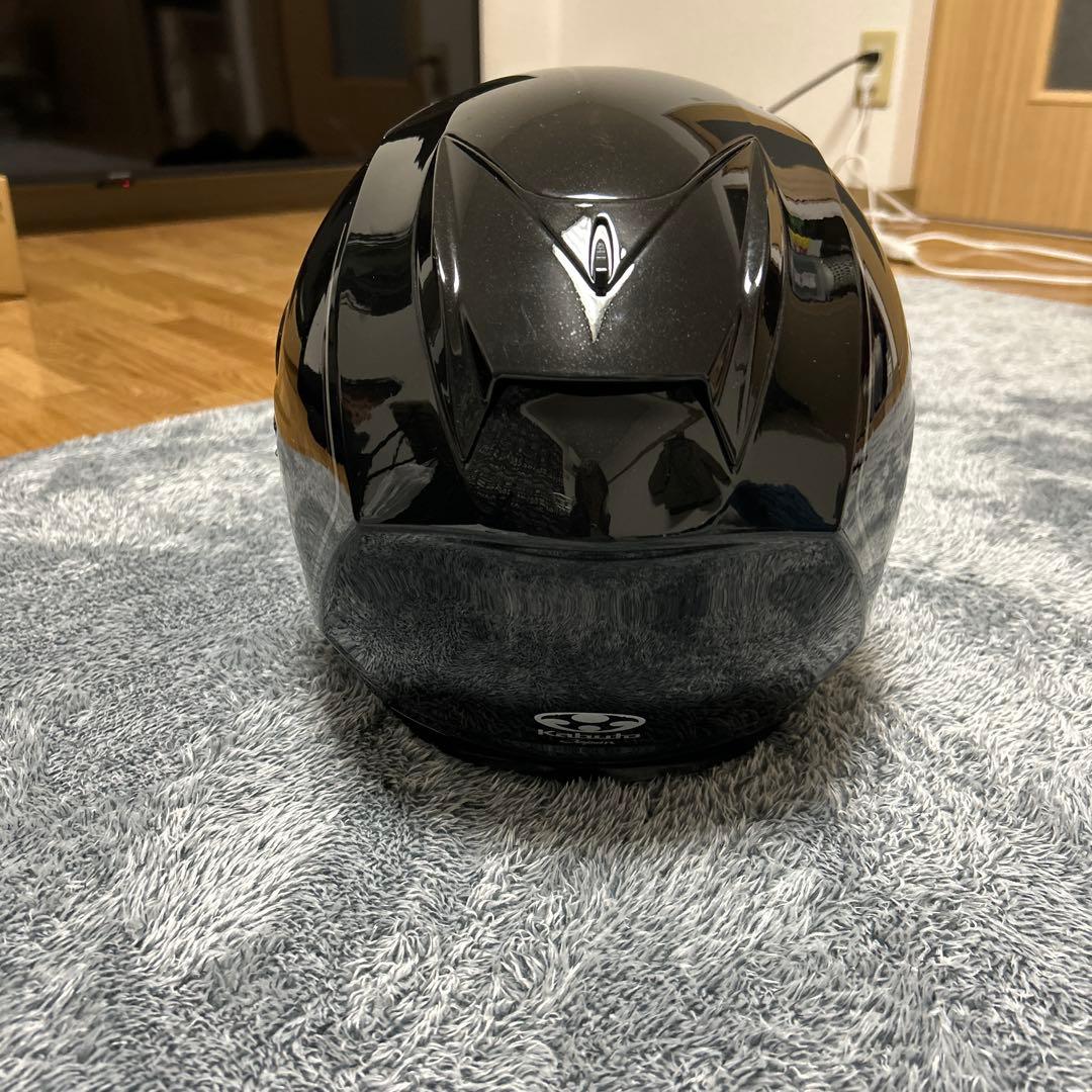 Kabuto フルフェイスヘルメット 黒/青 ミラーシールド - メルカリ