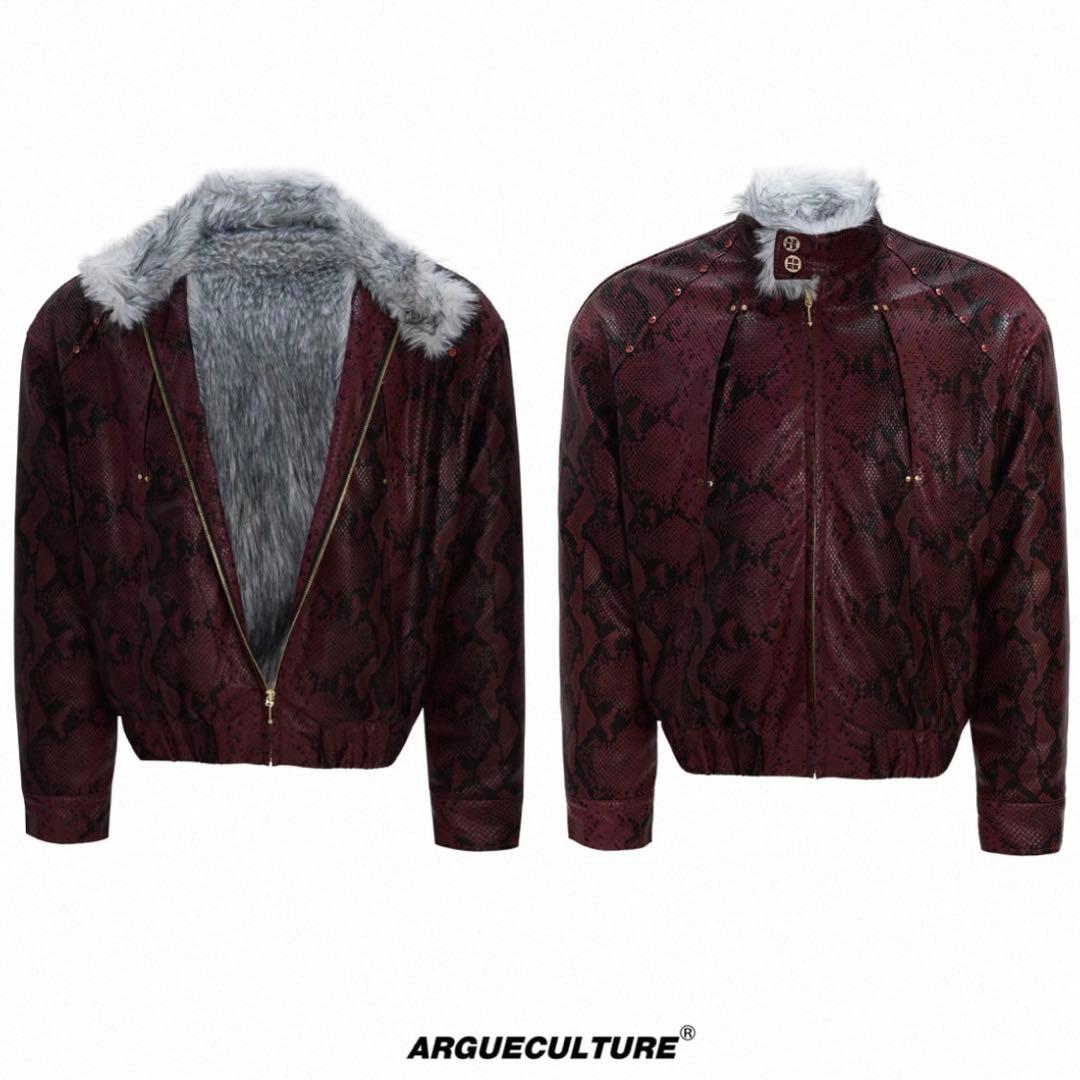 正規店購入ArguE CulturE ジャケット　赤　レッド レッド（赤）系 Argue Culture(アーギューカルチャー) ジャージ(メンズ