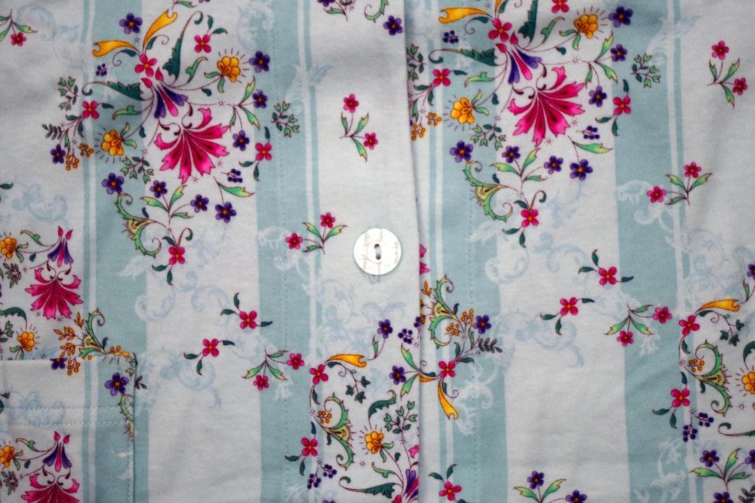 新品】ワコール/ミントンMINTON 秋冬物あったか素材総柄パジャマ（L