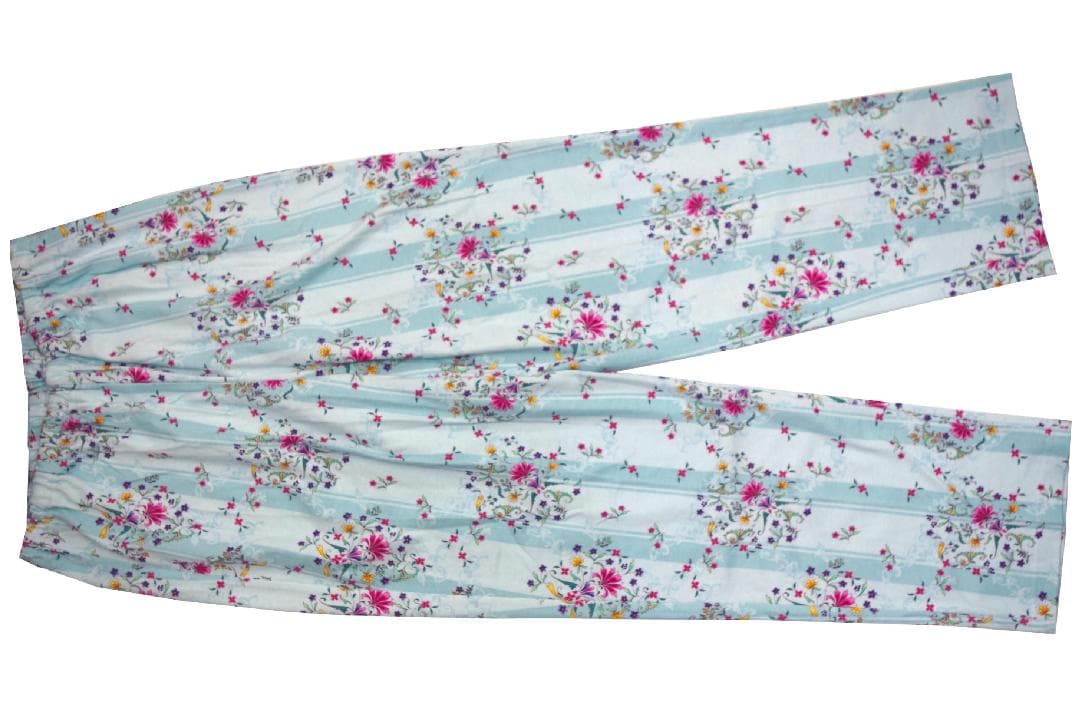 新品】ワコール/ミントンMINTON 秋冬物あったか素材総柄パジャマ（L