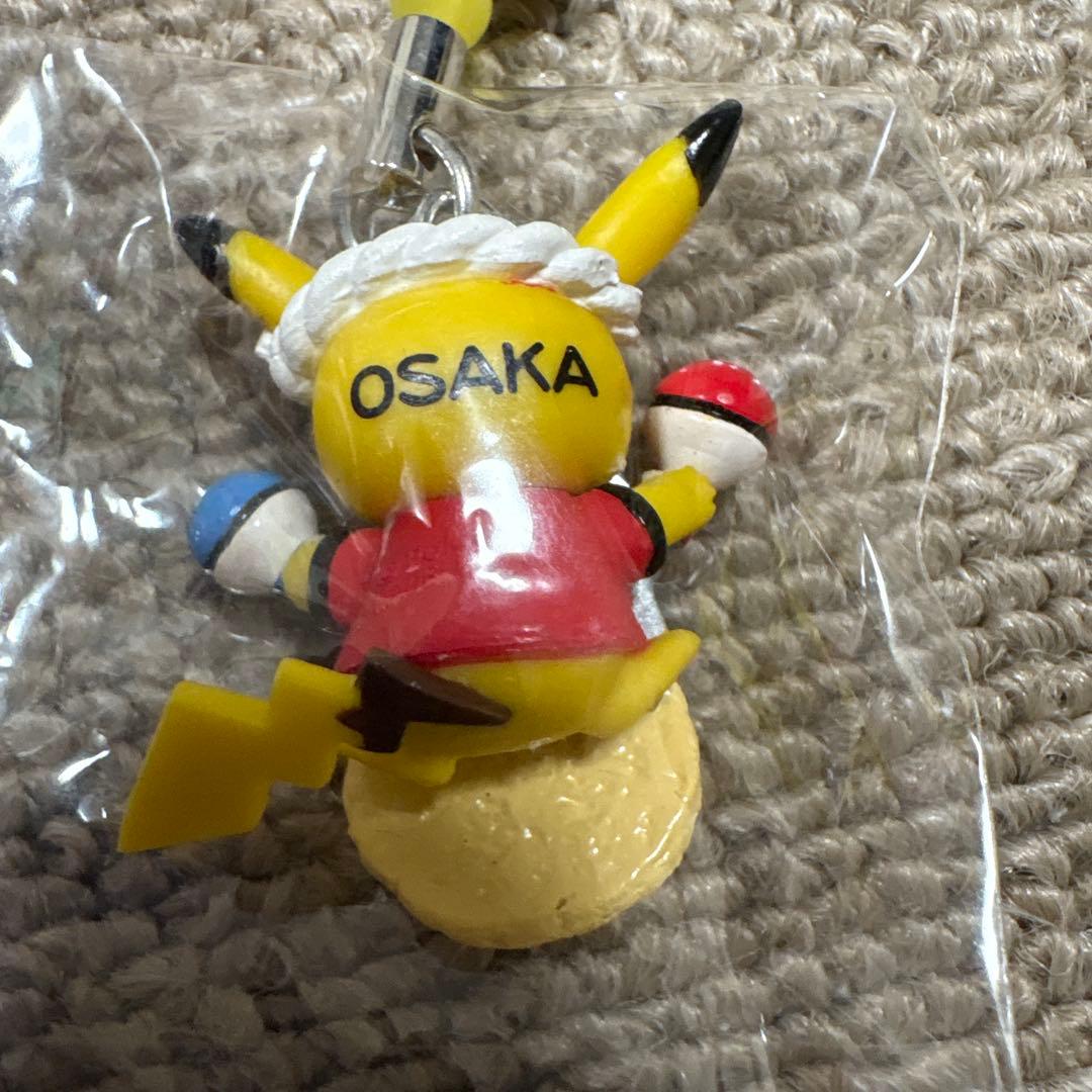 ポケモン ご当地 ピカチュウストラップ 大阪限定 お好み焼き - メルカリ