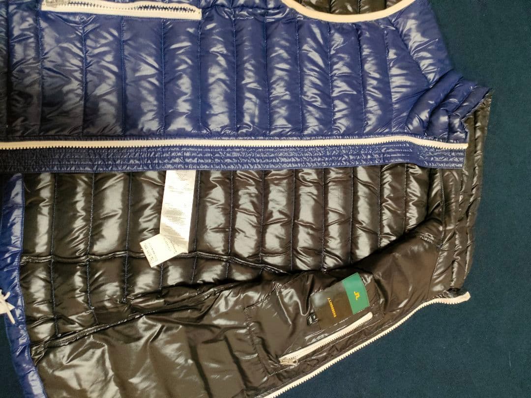 J.LINDEBERG ダウンベスト ネイビー S-M相当 ゴルフ - メルカリ