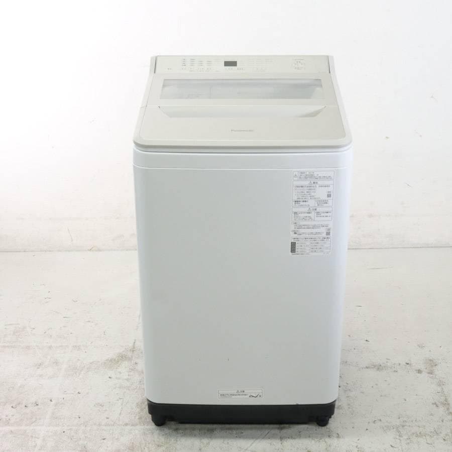 21年製 パナソニック 8.0kg 全自動洗濯機 NA-FA80H9 シャンパン