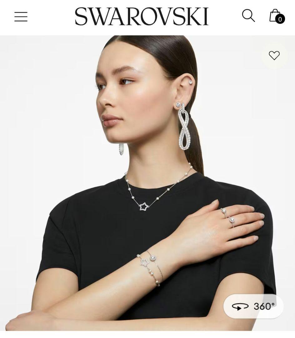 うららさん専用 お箱付き 58 Angelic リング スワロフスキー 指輪