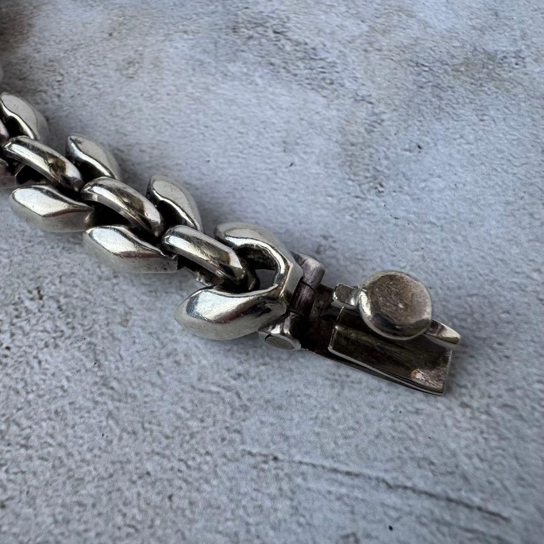 ヴィンテージ リーフリンクブレスレット シルバー925 メキシコ製