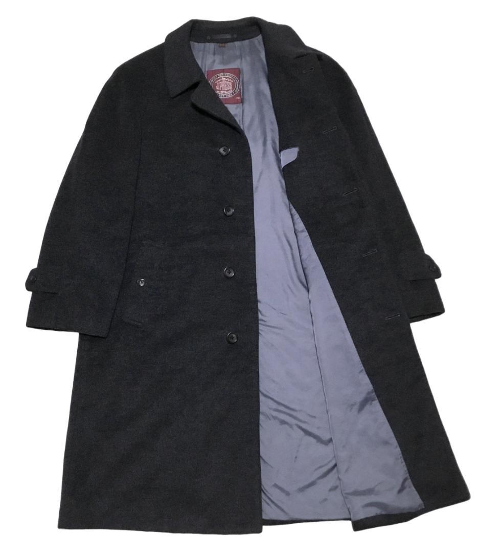 J.PRESS ジェイプレス 最高級フランネル 比翼仕立て コート 92A5 J.PRESS（J.プレス） 美品 ジェイプレス メンズ ステンカラー コート M