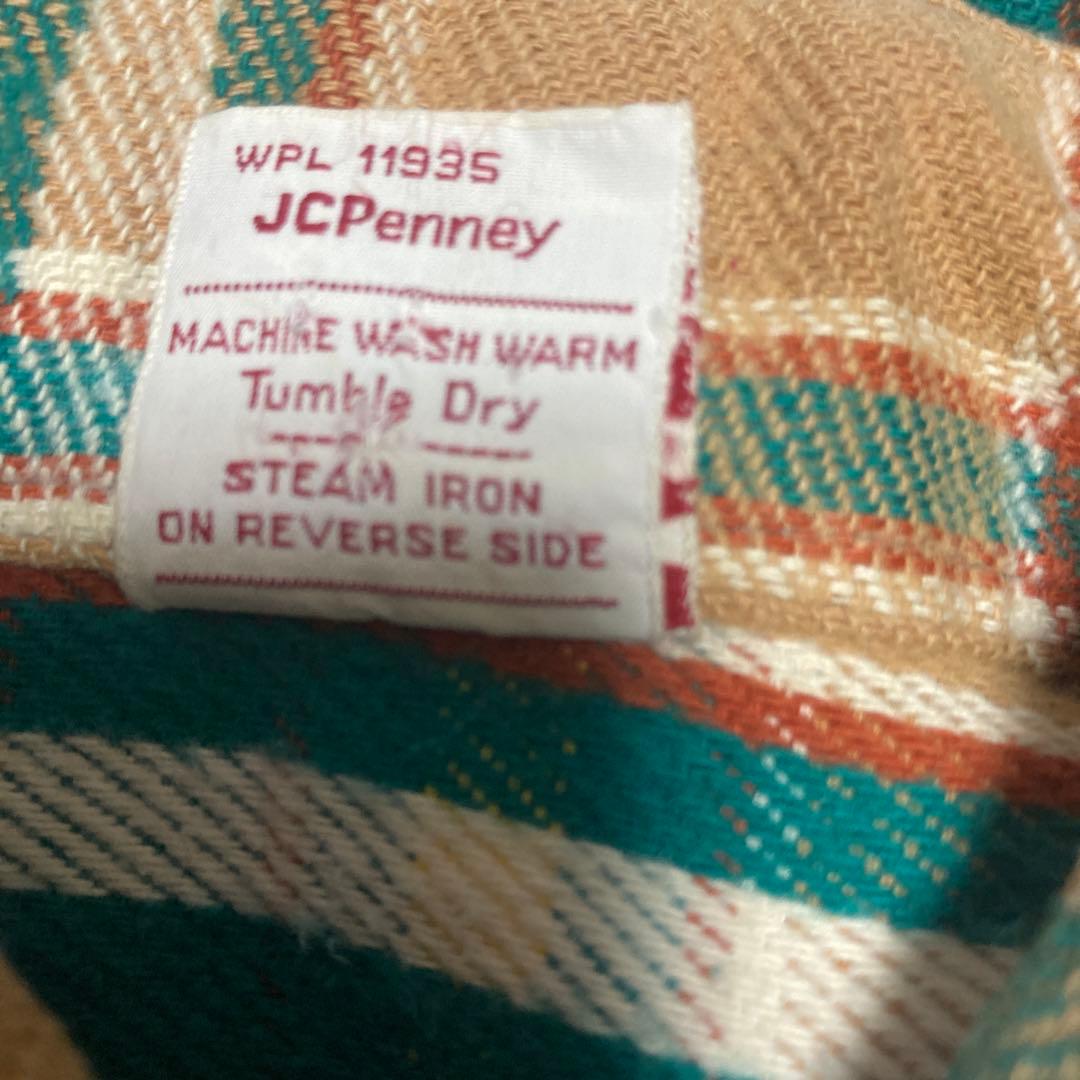 ビンテージ70s単色タグBIG MAC ネルシャツSビッグマック好配色チェック