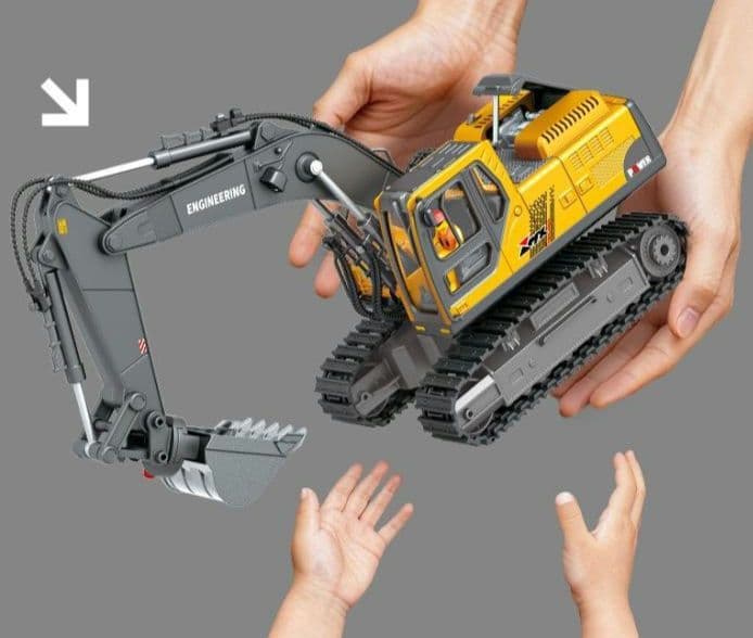 希少 リアル再現 本格仕様 スケールパワーショベル重機リモコン実機同じ操作可能