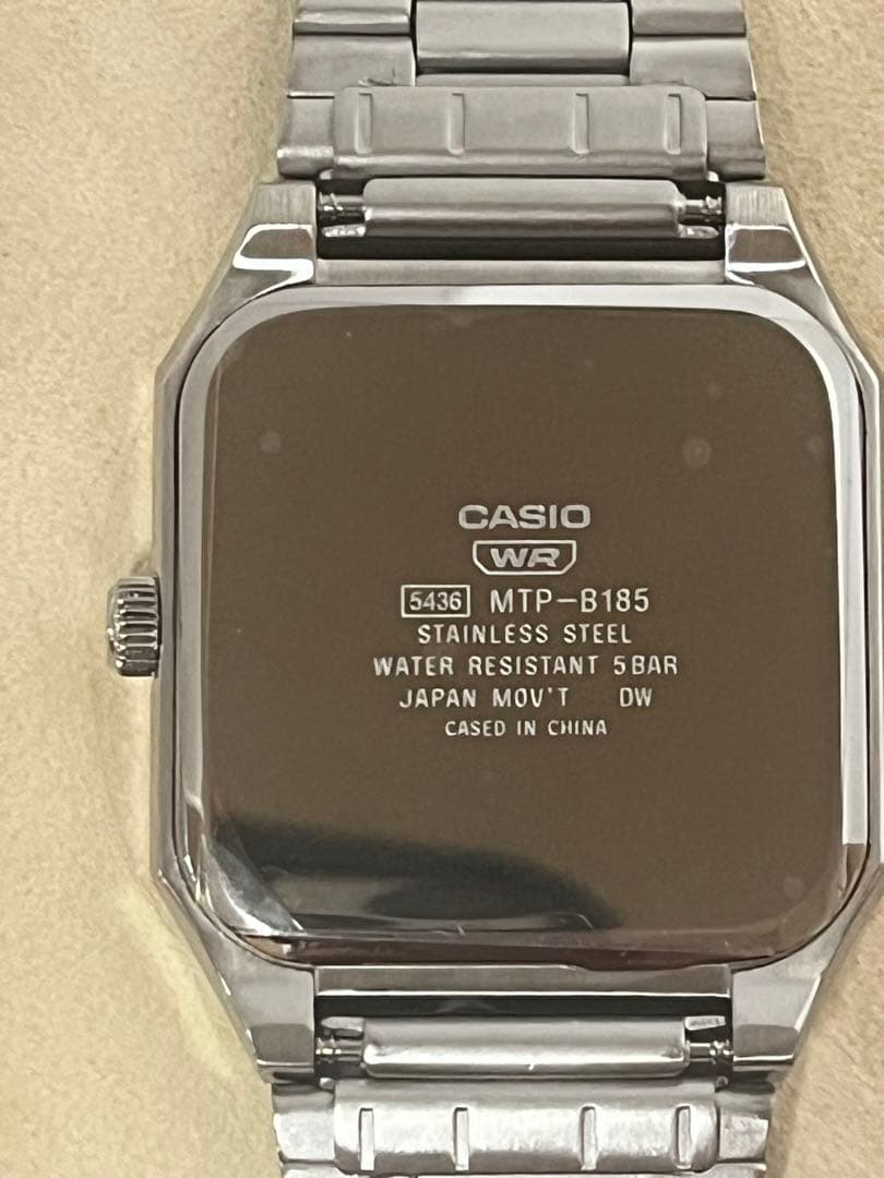 新品】CASIO カシオ MTP-B185D 2A1 ネイビー【海外モデル】 - メルカリ