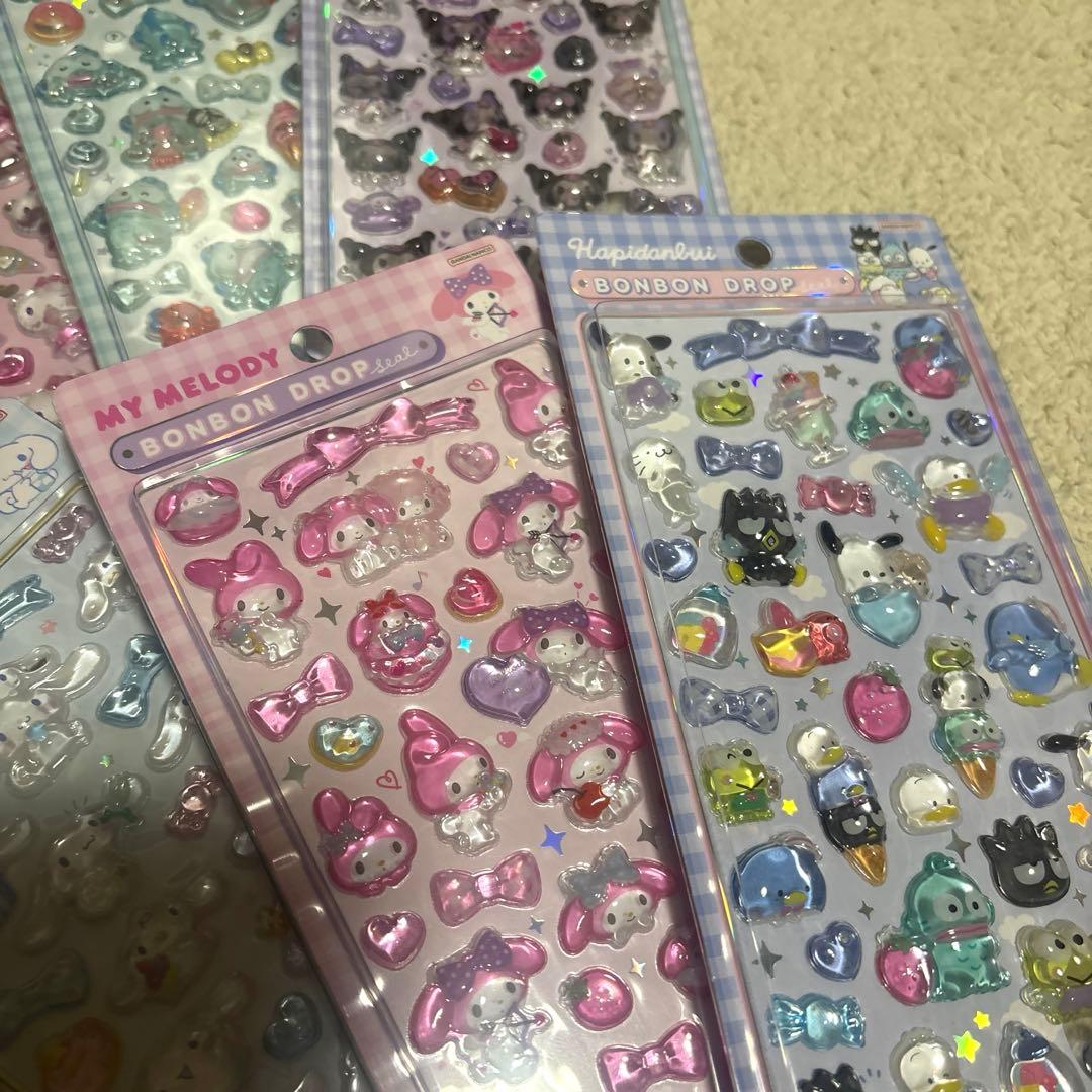 サンリオ ボンボンドロップシール 正規品
