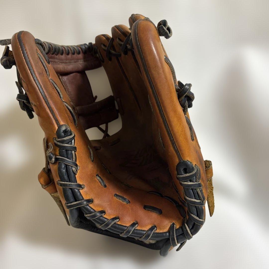 Mizuno ブラウンレザーグローブ 右手用 - メルカリ