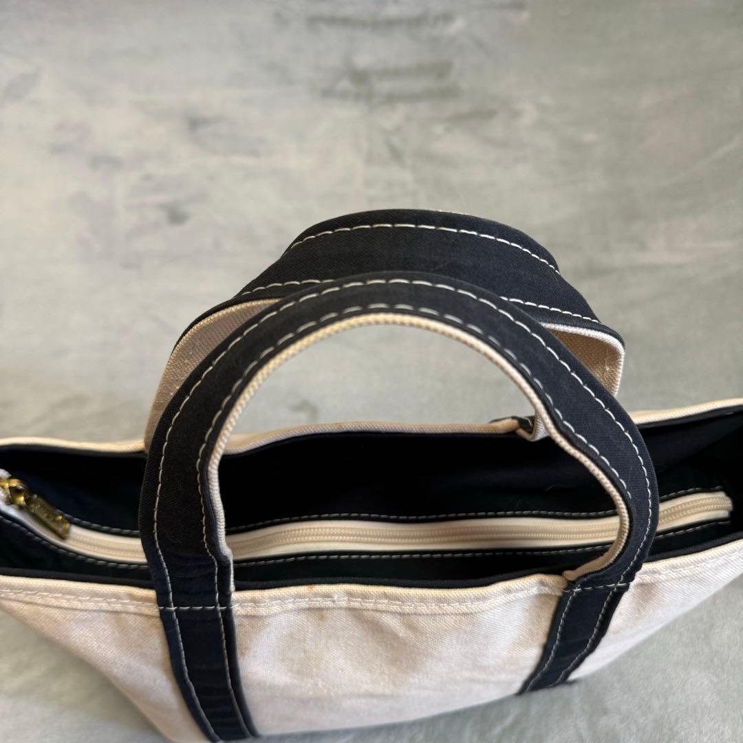 90s L.L.BEAN トートバッグ BOAT AND TOTE ジップトップ