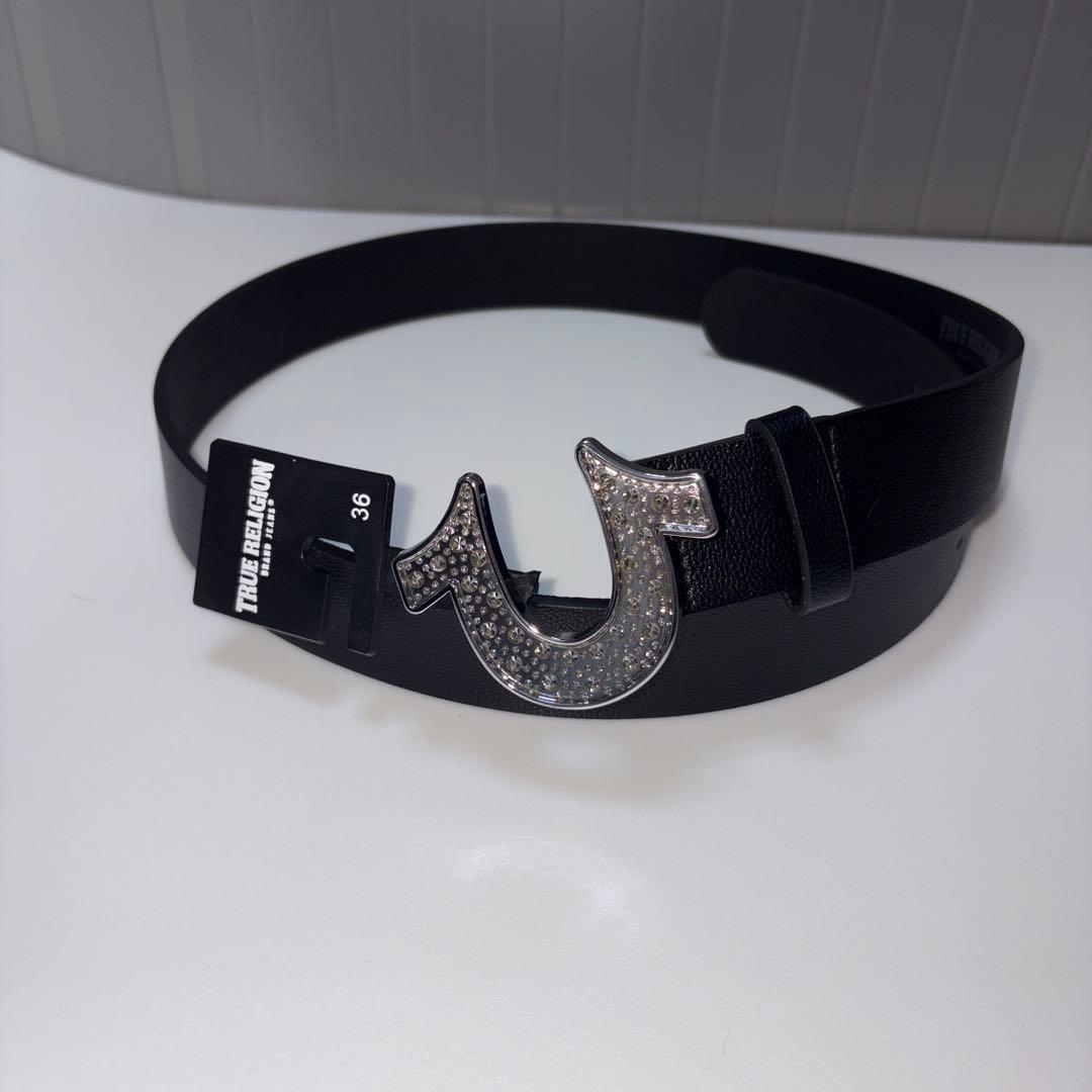 TRUE RELIGION クリスタル ベルト サイズ36 新品 - メルカリ
