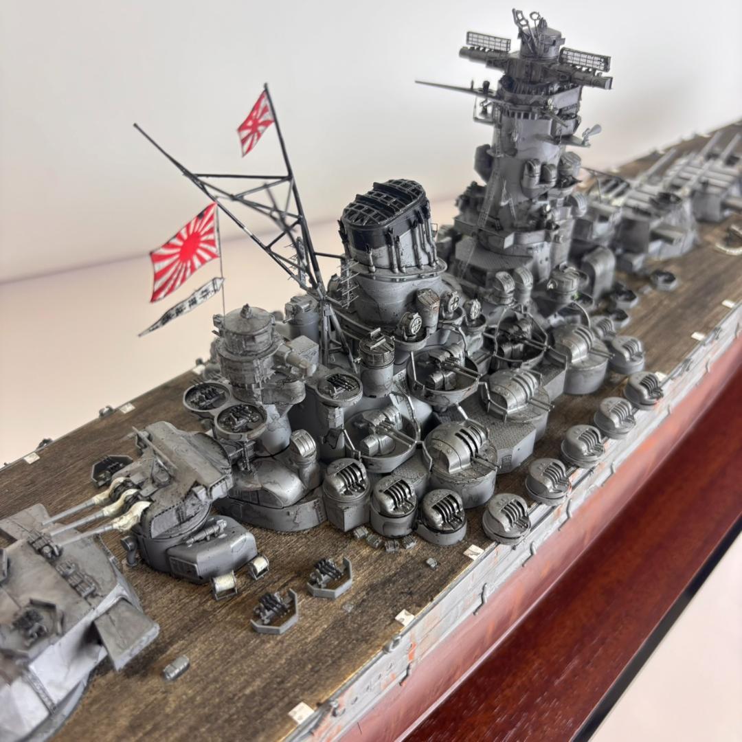 タミヤ 1/350 戦艦大和 完成品 クリアケース付き