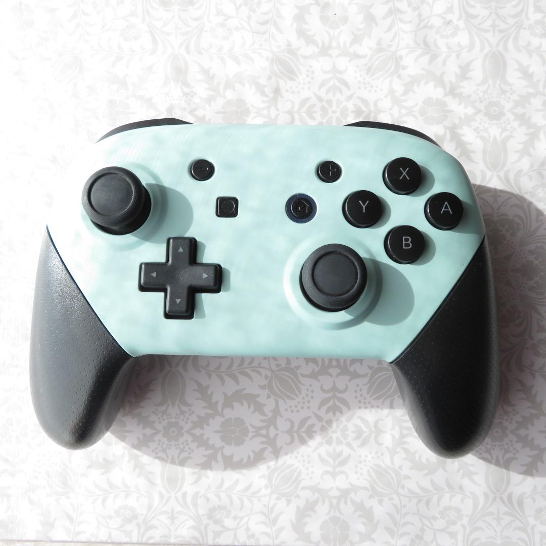ミントグリーン Nintendo Switch カスタムコントローラー - メルカリ