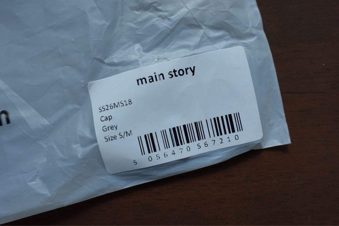 main story グレー キャップ - メルカリ
