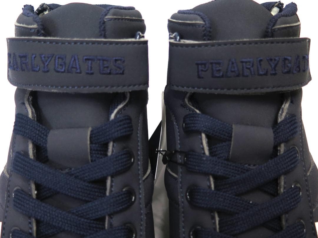 展示品●パーリーゲイツ●ミドルカット　ソフトスパイクゴルフシューズ　22.5cm