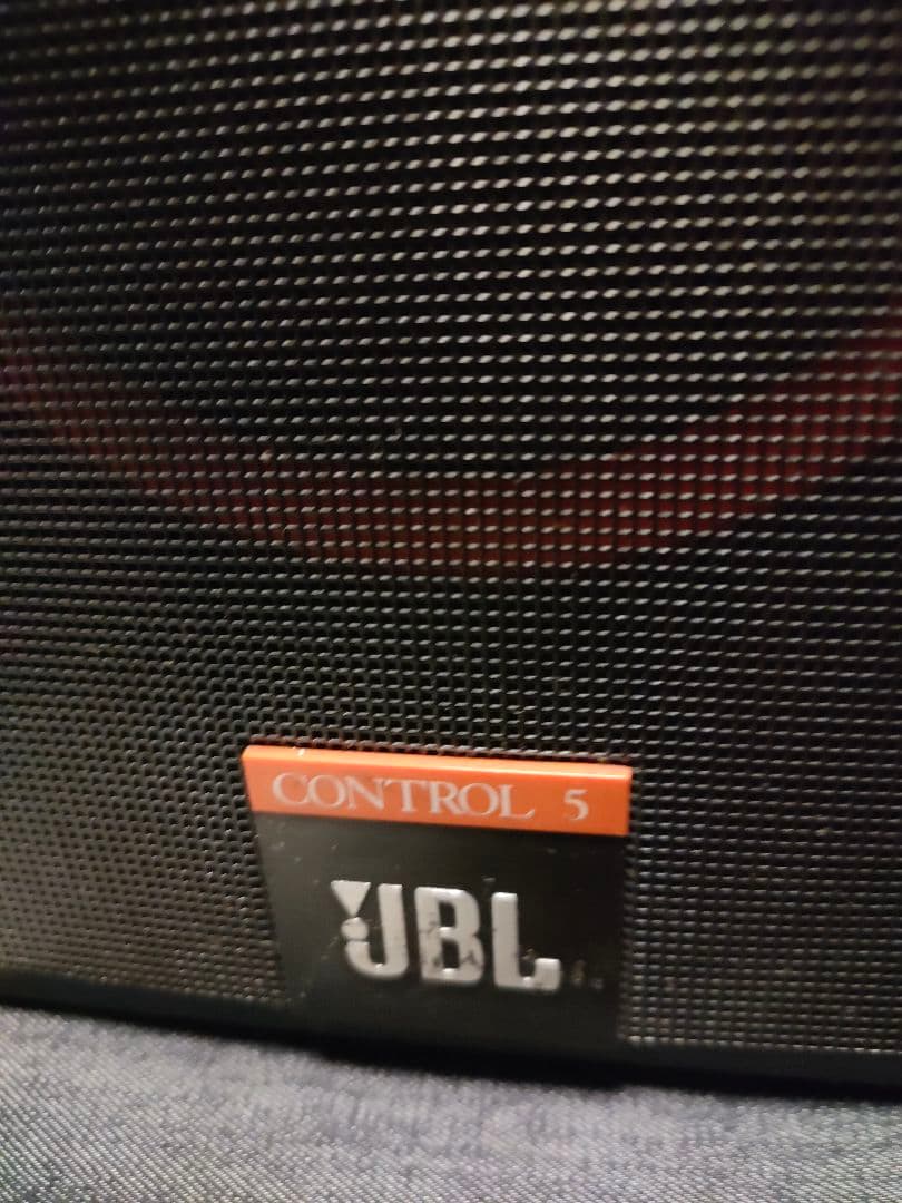 JBL Control 5 オレンジ色！新品エッジ（R7/5月交換）の激レア物