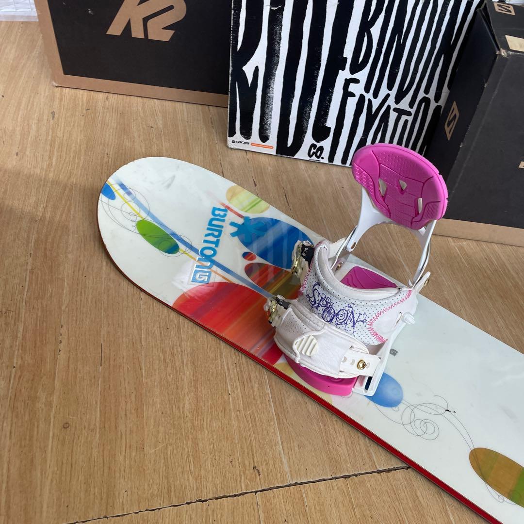 BURTON×SPOON バートン バイン付 スノーボードセット レア139㎝ - メルカリ