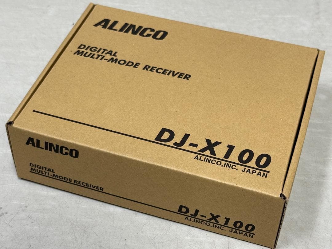 DJ-X100 デジタル・マルチモードレシーバー<受信改造済・完全未使用品！> DJ-X100 新製品 アルインコ デジタル マルチモード レシーバー SMA端子