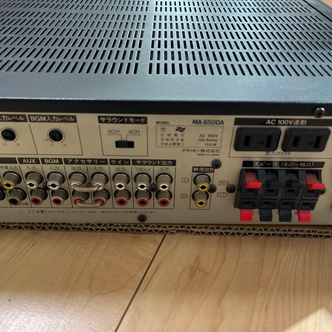 k)6 クラリオンカラオケ デジタル サラウンドミキシング MA-6500A