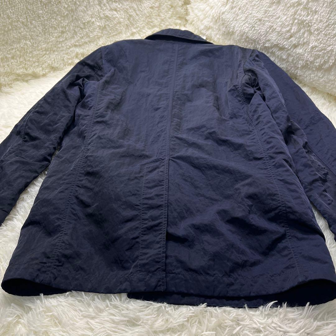 未使用　C.P.COMPANY NYLON ネイビー　ステンカラーコート 48