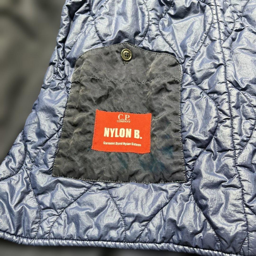 未使用　C.P.COMPANY NYLON ネイビー　ステンカラーコート 48