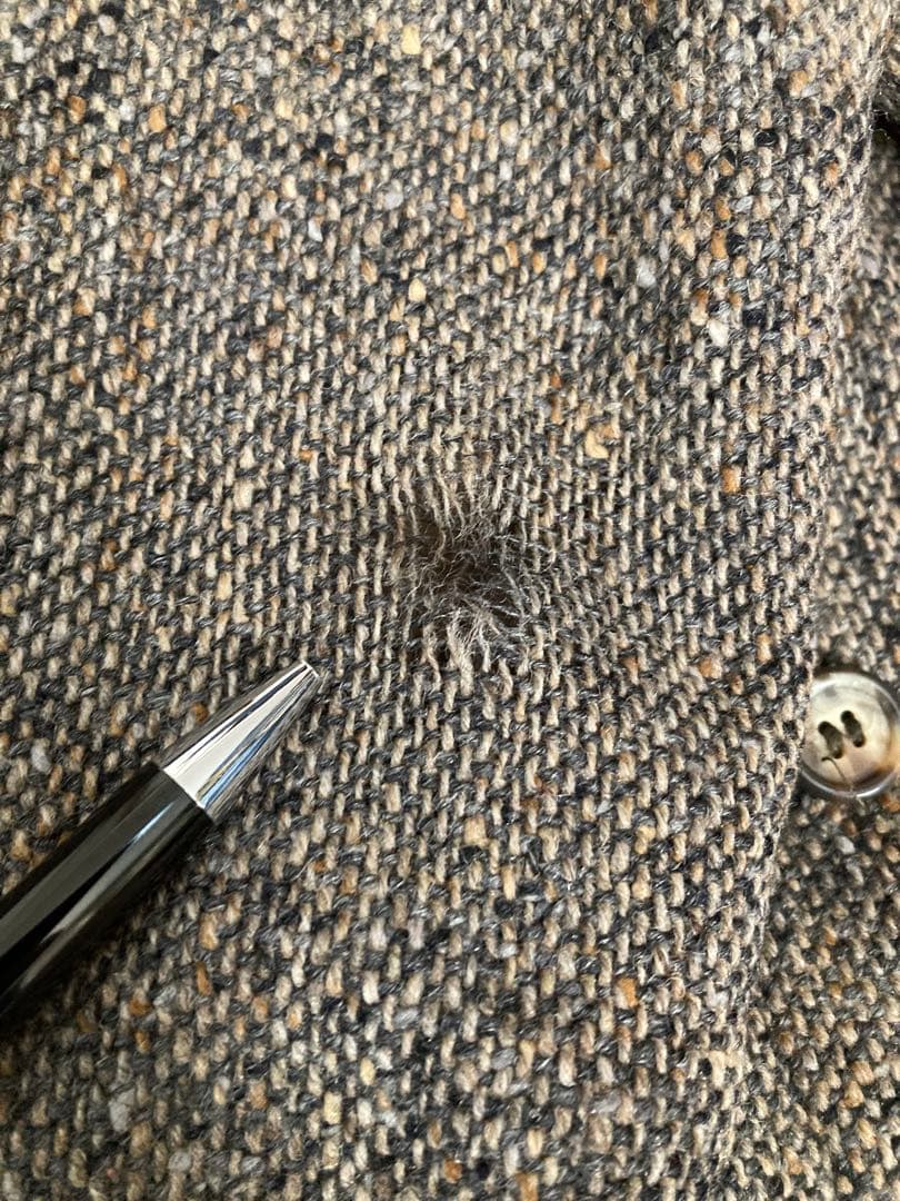 Burberry's 80s 英国製 一枚袖 アイリッシュツイード コート - メルカリ