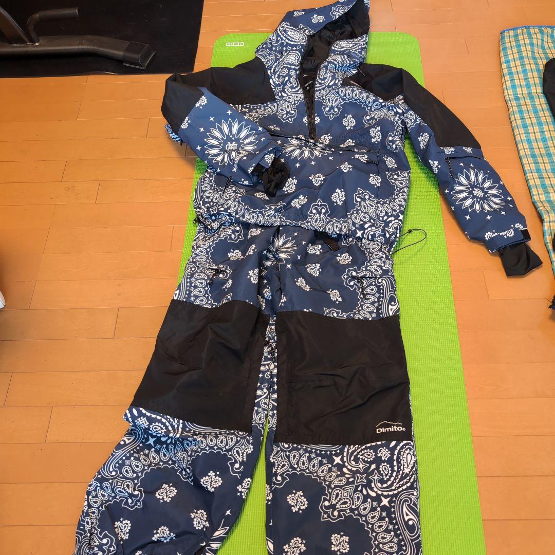 Dimito バンダナ柄 スノーボードウェア DIMITO ディミト 25 LEVEL 2L PANTS スノーボード ウェア パンツ ユニ
