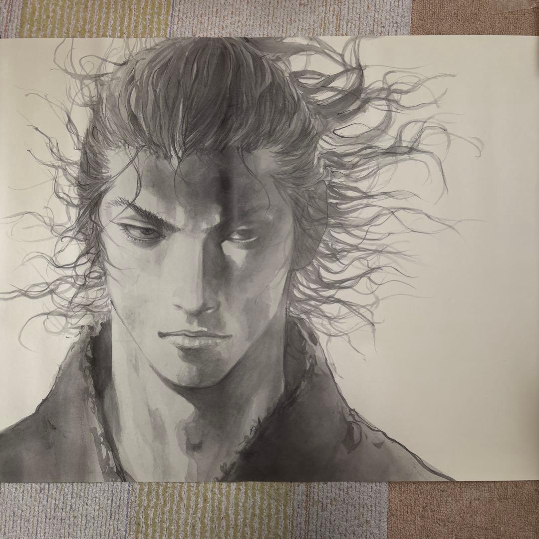 井上雄彦 最後のマンガ展 バガボンドB1ポスター 井上雄彦 最後のマンガ展」 バガボンド B1ポスター 額装 各種 | 東京書