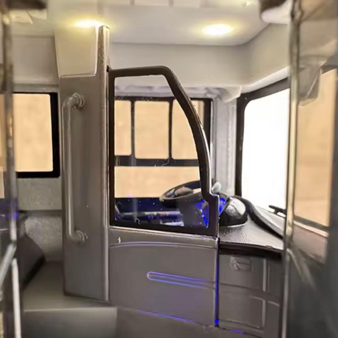 専用翔平宇通バスモデルU12海外版ダイヤモンドモデル1:42バス純電気バスモデル