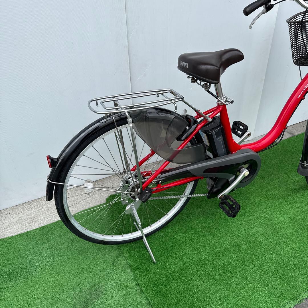 YAMAHAヤマハ電動アシスト自転車26インチ 12.3Ah 赤い