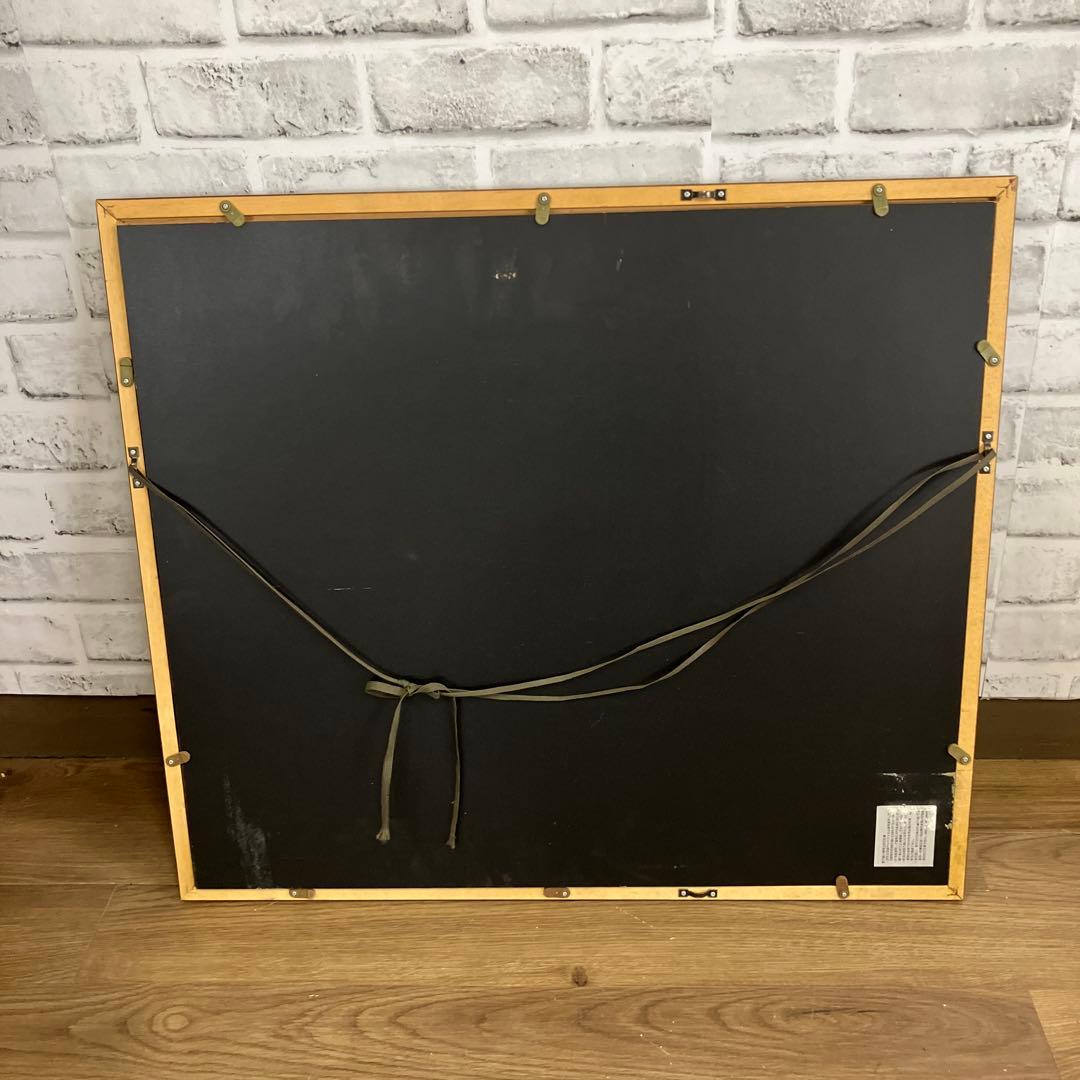 京本政樹 複製画 額装付き アートポスター 肖像画 複製原画 ギター 額