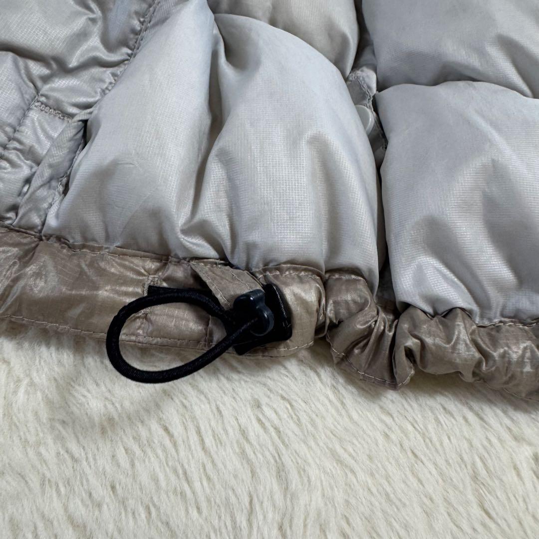 Columbia 00s puffy jacket ベージュLドローコード短丈 - メルカリ